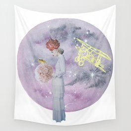 I love you from the moon and back Wall Tapestry