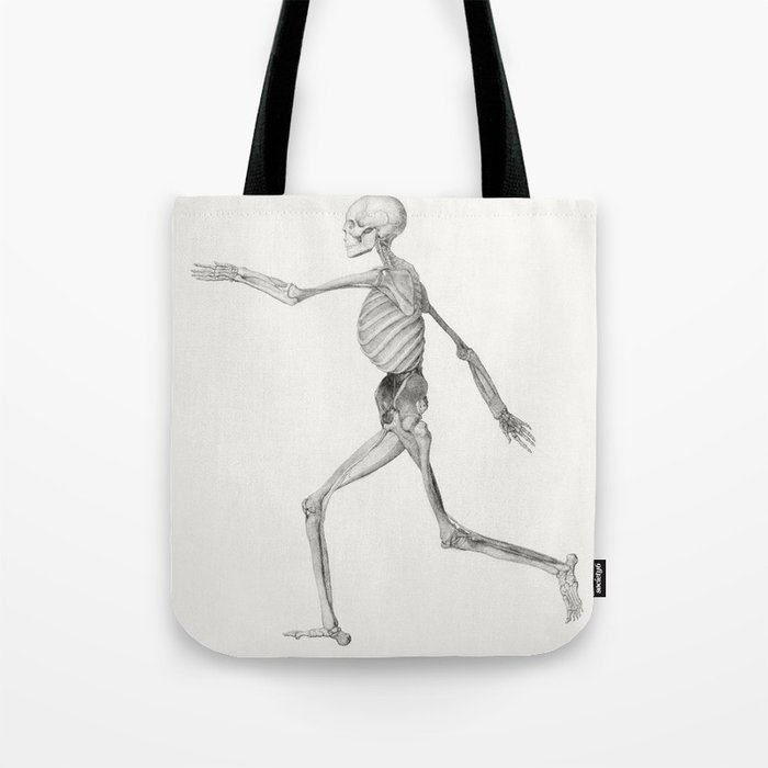 Human Skeleton, Lateral View Tote Bag