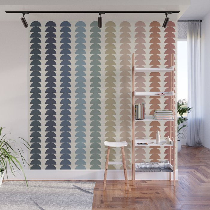 Maude Pattern- Vintage Multicolor Wall Mural
