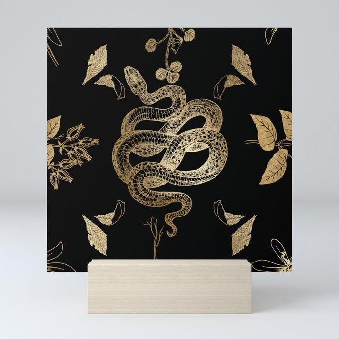 Gold Serpent Mini Art Print