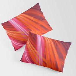 Pink and Orange Swirl Pillow Sham