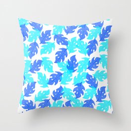 Happy Leaves Throw Pillow