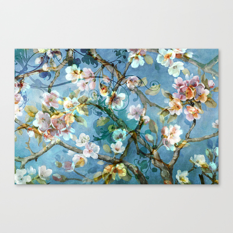 Fantasy Cherry Blossom Tree Canvas Print By Jokevermeer Society6