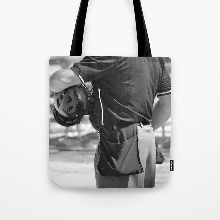 Umpire in Black and White Tote Bag