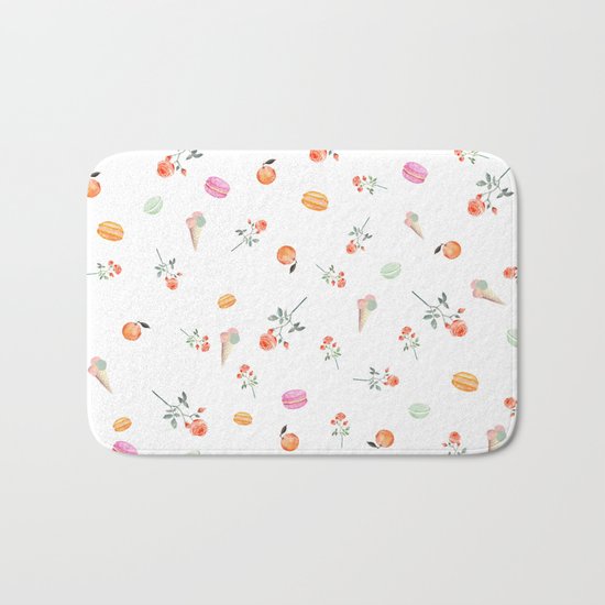 ROSES & MACARONS Bath Mat