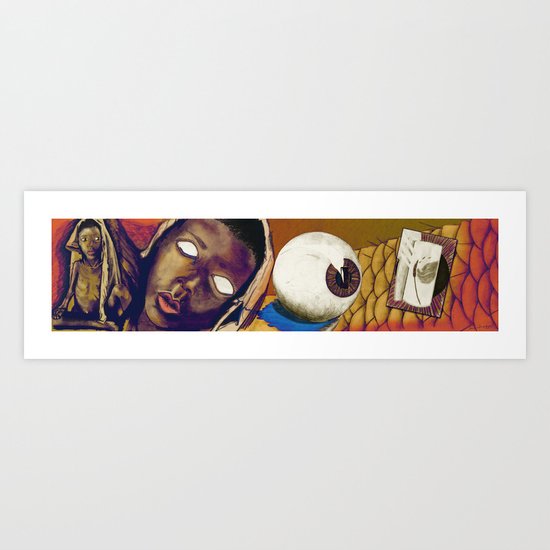 Hunger: Reality in Abstraction Art Print