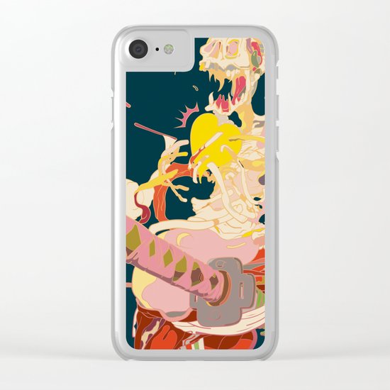 驚者髑髏 - GYOUSYA DOKURO Clear iPhone Case