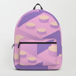 Pink building blocks Backpack