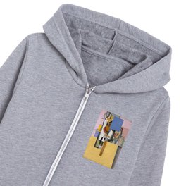 Kazimir malevich Reservist of the First Division Kids Zip Hoodie