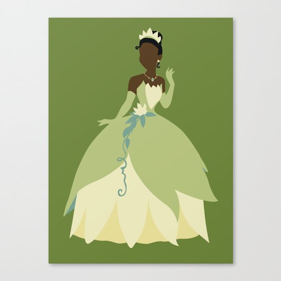 Tiana from Princess and the Frog Canvas Print