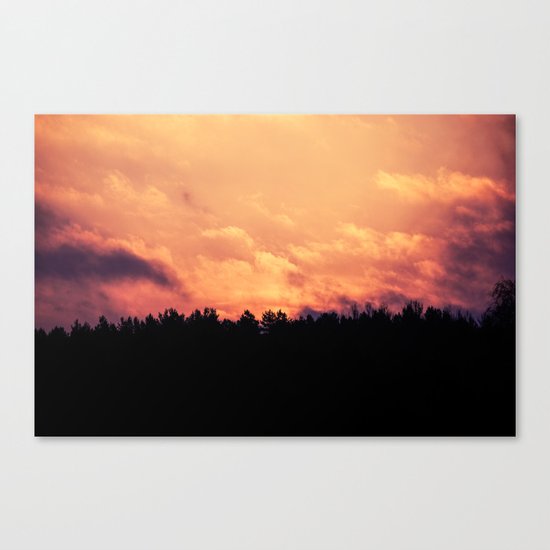 As The Dawn Breaks Canvas Print