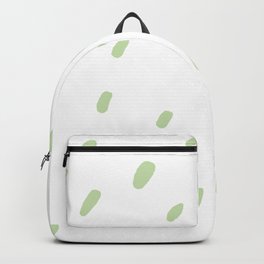 Green and White Blot Spot Polka Dot Pattern Pairs Coloro 2022 Popular Color Aloe Gel 058-83-18 Backpack
