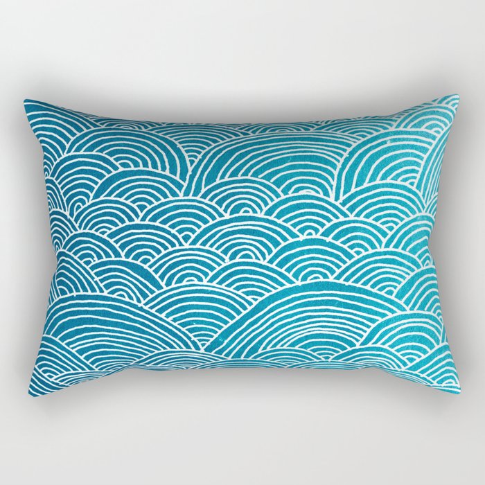 Waves Rectangular Pillow