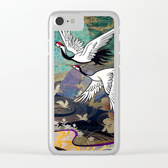 Nature abstract Clear iPhone Case