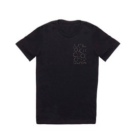 Coffee stains and drops pattern T Shirt