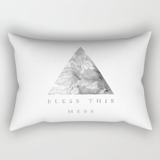 Bless this mess Rectangular Pillow