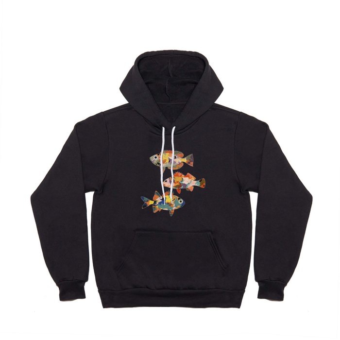 Fish collage Hoody