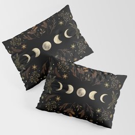 Moonlight Garden - Winter Brown Pillow Sham