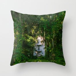 Mystery House, Louisiana Throw Pillow