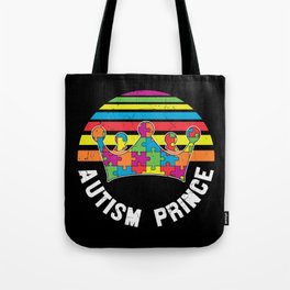 Autism Prince Tote Bag