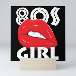 80's Girl Mini Art Print