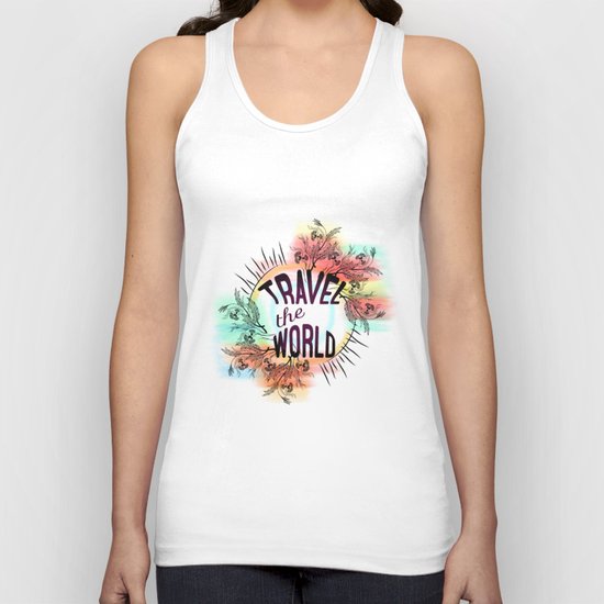 Travel the World Unisex Tank Top