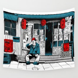 Tokyo cafe' Wall Tapestry