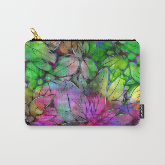 Dream Colored Leaves Carry-All Pouch
