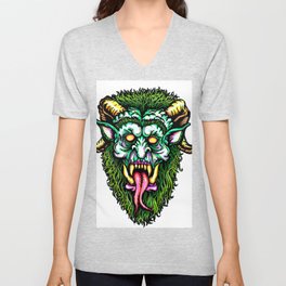 Krampus lord of the forest V Neck T Shirt