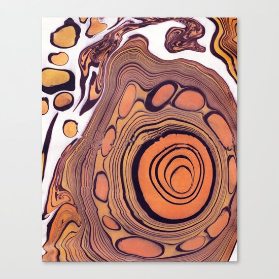 Suminagashi 07 Canvas Print