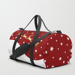 Red Christmas Santa Claus Duffle Bag