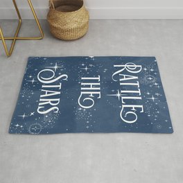 Rattle the Stars  Rug | Watercolor, Astronomy, Tog, Acomaf, Constellation, Youngadult, Aelin, Queenofshadows, Fantasy, Stardust 