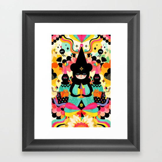 Magical Friends Framed Art Print