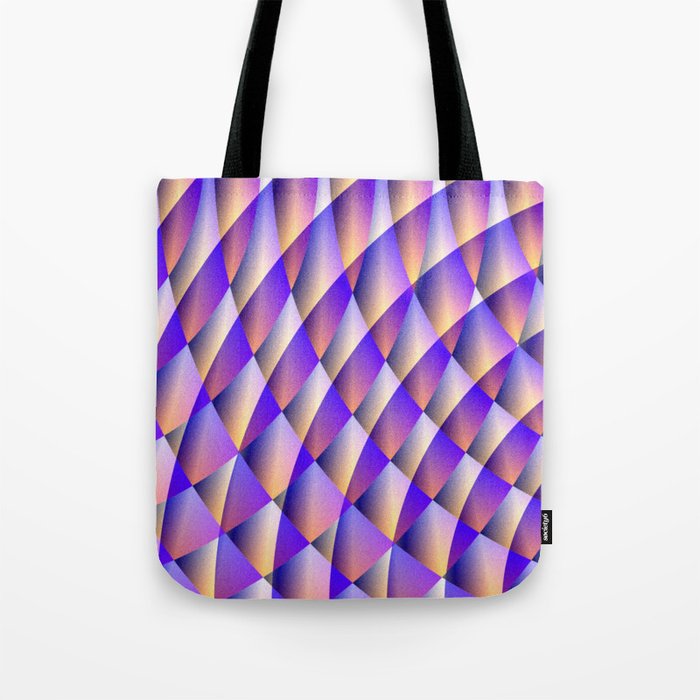 Purple Curves Tote Bag