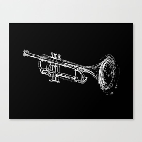 Trumpet Canvas Print