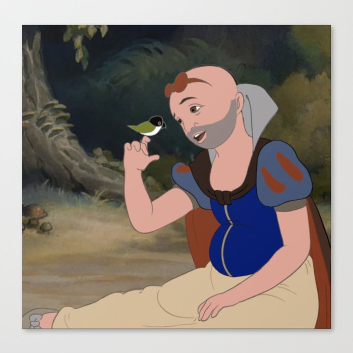 Beautiful Snow White Canvas Print By Detor Society6