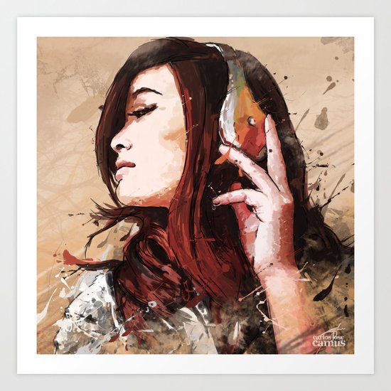 Butterfly Music Art Print