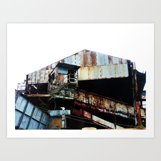 Old Sugar processing plant "Coloso" 3 @ Aguada Art Print