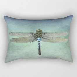 Blue Dragonfly Rectangular Pillow