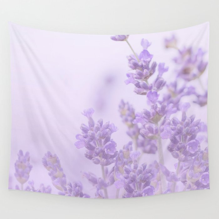 Lovely Lavenders Pastel Purple Background #decor #society6 #buyart Wall Tapestry