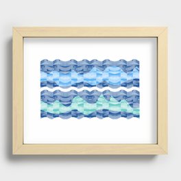 waves 2 Recessed Framed Print