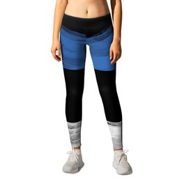 Estonia flag brush stroke, national flag Leggings