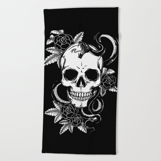 SKULL 7 Beach Towel