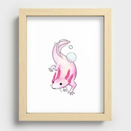 Axolotl Recessed Framed Print