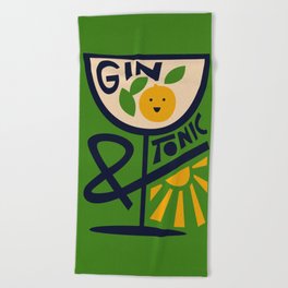 Gin & Tonic Beach Towel
