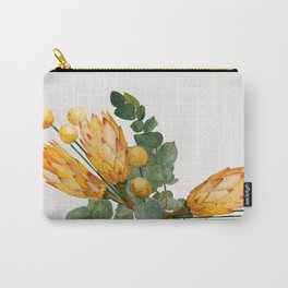 Protea and Billy Flowers Carry-All Pouch