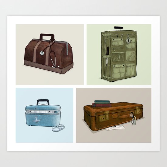 LOST Luggage (Composite). Art Print