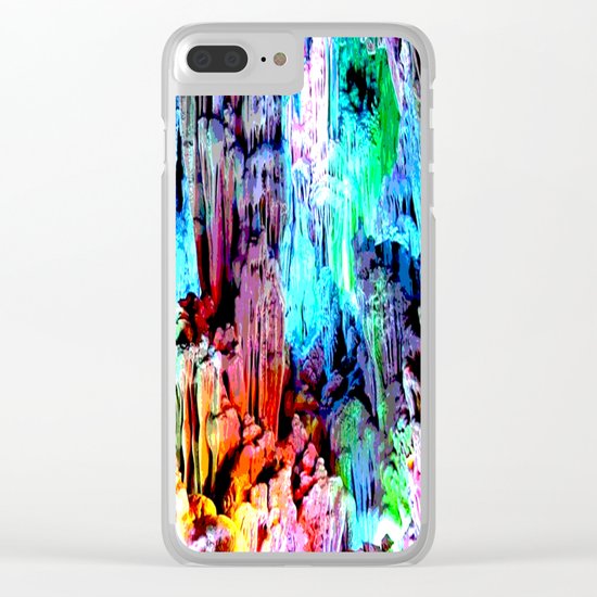 Cavern in Greece Clear iPhone Case