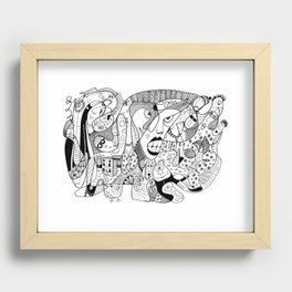 Squoodle 4 Recessed Framed Print