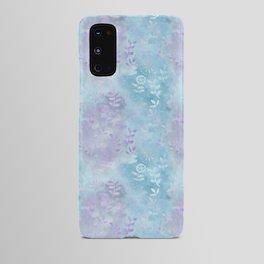 Blue Lilac Floral Pattern Android Case